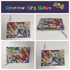 Zip Clutch - Pastel Butterfly