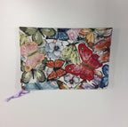Zip Clutch - Pastel Butterfly