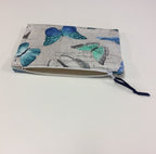 Zip Clutch - Blue Butterfly
