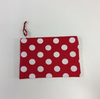 Zip Clutch - Red Spot