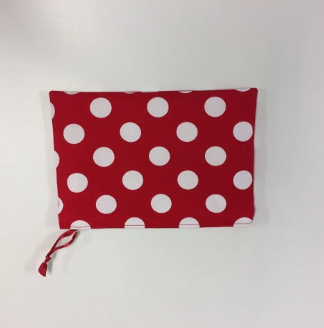 Zip Clutch - Red Spot