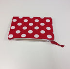 Zip Clutch - Red Spot
