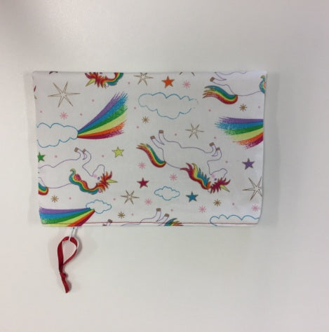 Zip Clutch - Unicorns & Rainbows