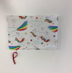 Zip Clutch - Unicorns & Rainbows