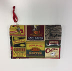 Zip Clutch - Vintage Coffee
