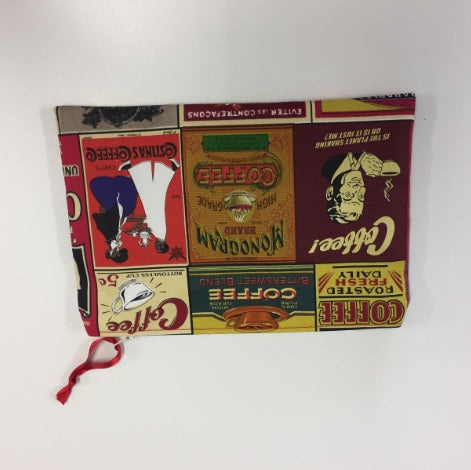 Zip Clutch - Vintage Coffee