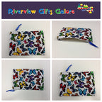 Zip Clutch - Butterflies Bright