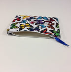 Zip Clutch - Butterflies Bright