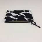 Zip Clutch - Cow Print