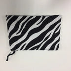 Zip Clutch - Zebra Print