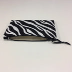 Zip Clutch - Zebra Print