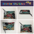 Zip Clutch - Vintage Cars