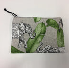 Zip Clutch - Elephant