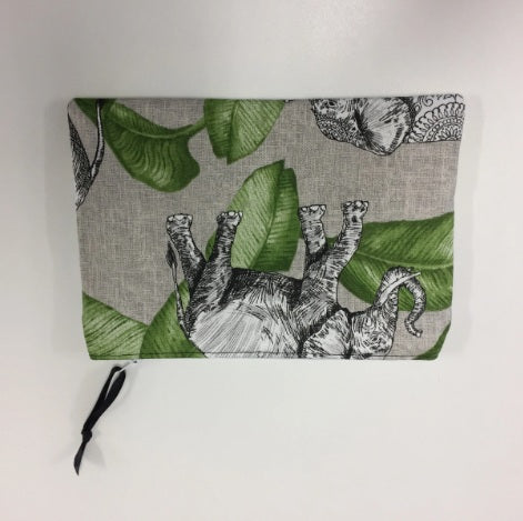 Zip Clutch - Elephant