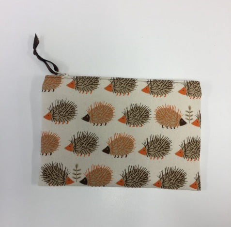 Zip Clutch - Echidnas Cream