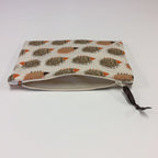 Zip Clutch - Echidnas Cream