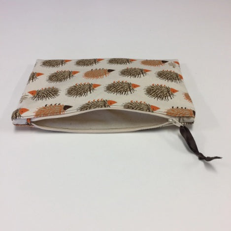 Zip Clutch - Echidnas Cream