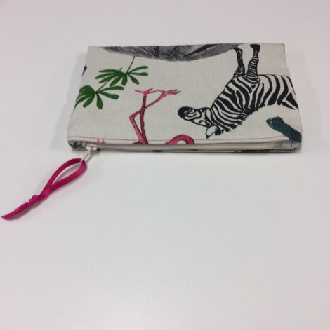 Zip Clutch - Safari
