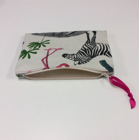 Zip Clutch - Safari