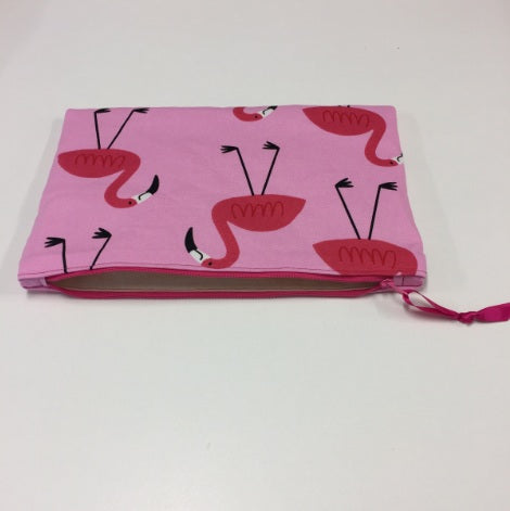 Zip Clutch - Flamingo