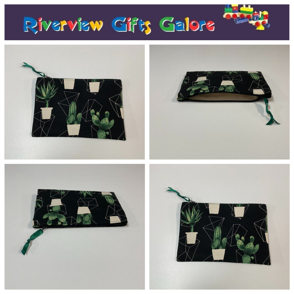 Zip Clutch - Cactus