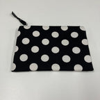 Zip Clutch - Black Spot