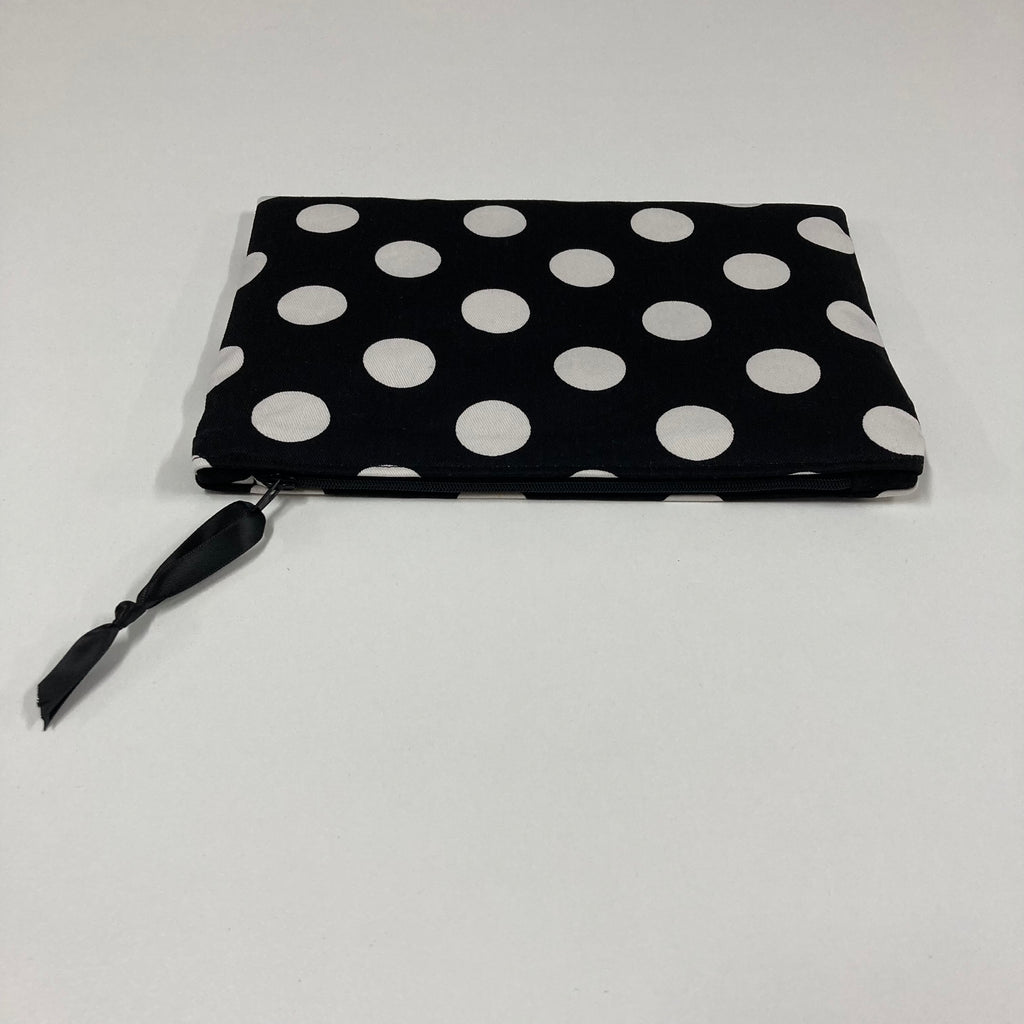 Zip Clutch - Black Spot