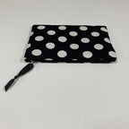 Zip Clutch - Black Spot