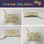 Zip Clutch - Wattle