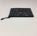 Zip Clutch - Farm Sweet Farm - Charcoal