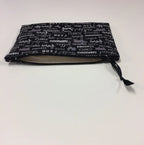 Zip Clutch - Farm Sweet Farm - Charcoal