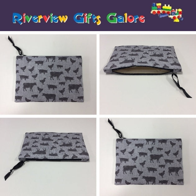 Zip Clutch - Farm Sweet Farm - Animals