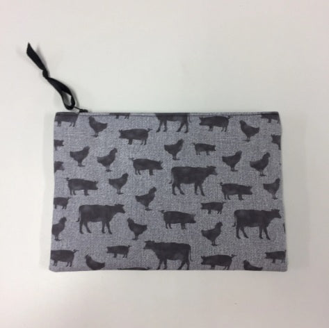 Zip Clutch - Farm Sweet Farm - Animals