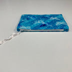 Zip Clutch - Blue Butterflies
