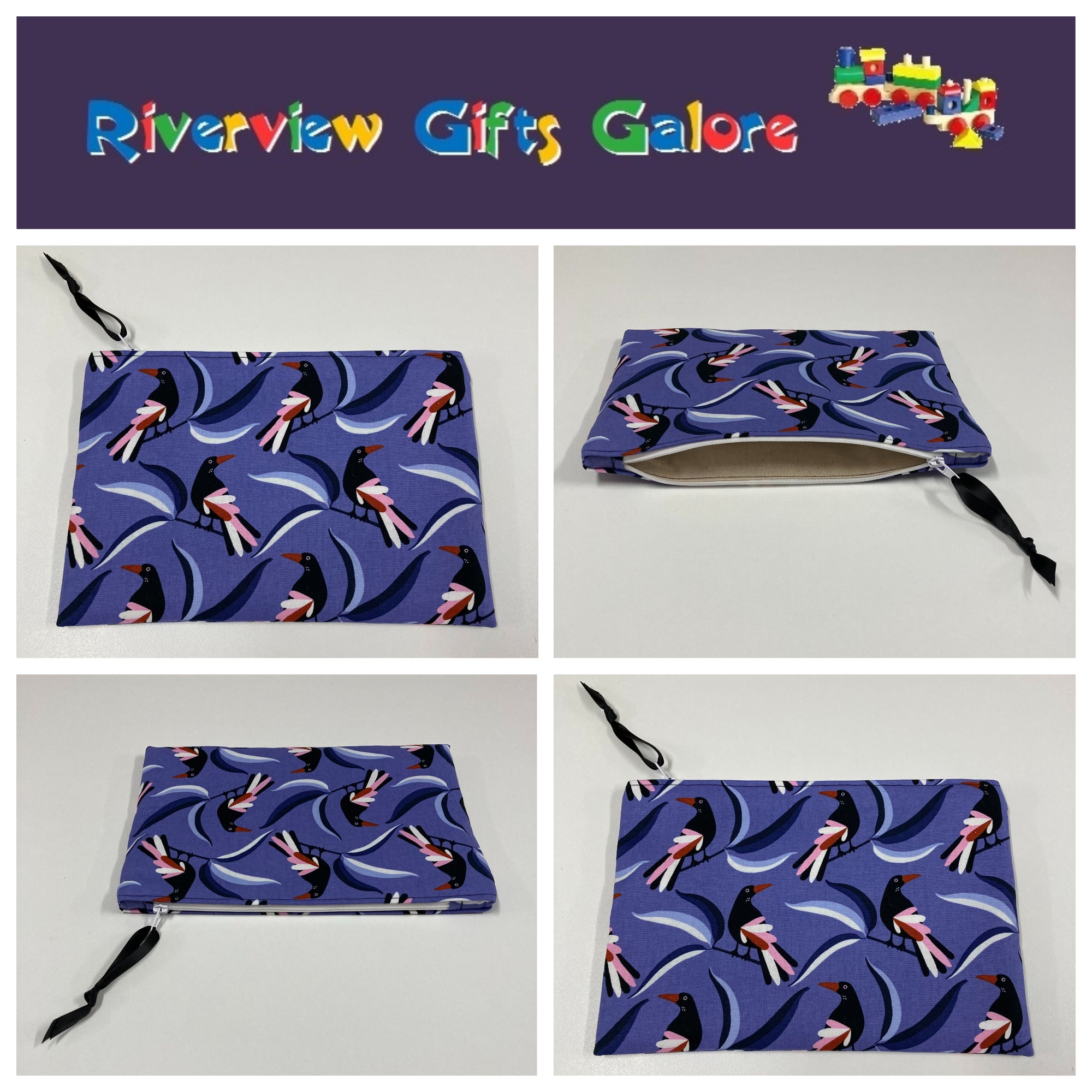 Zip Clutch - Magpie
