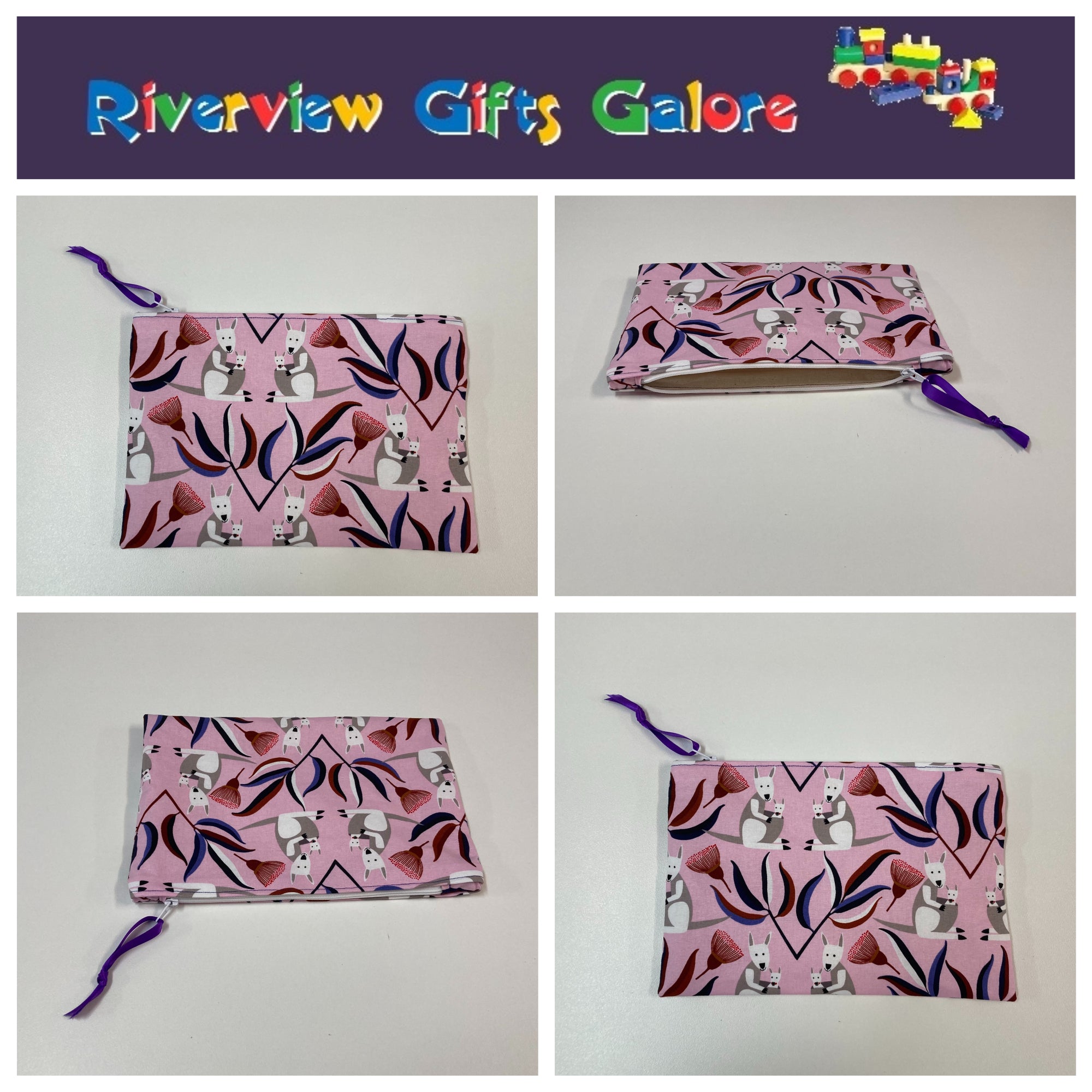 Zip Clutch - Kangaroo