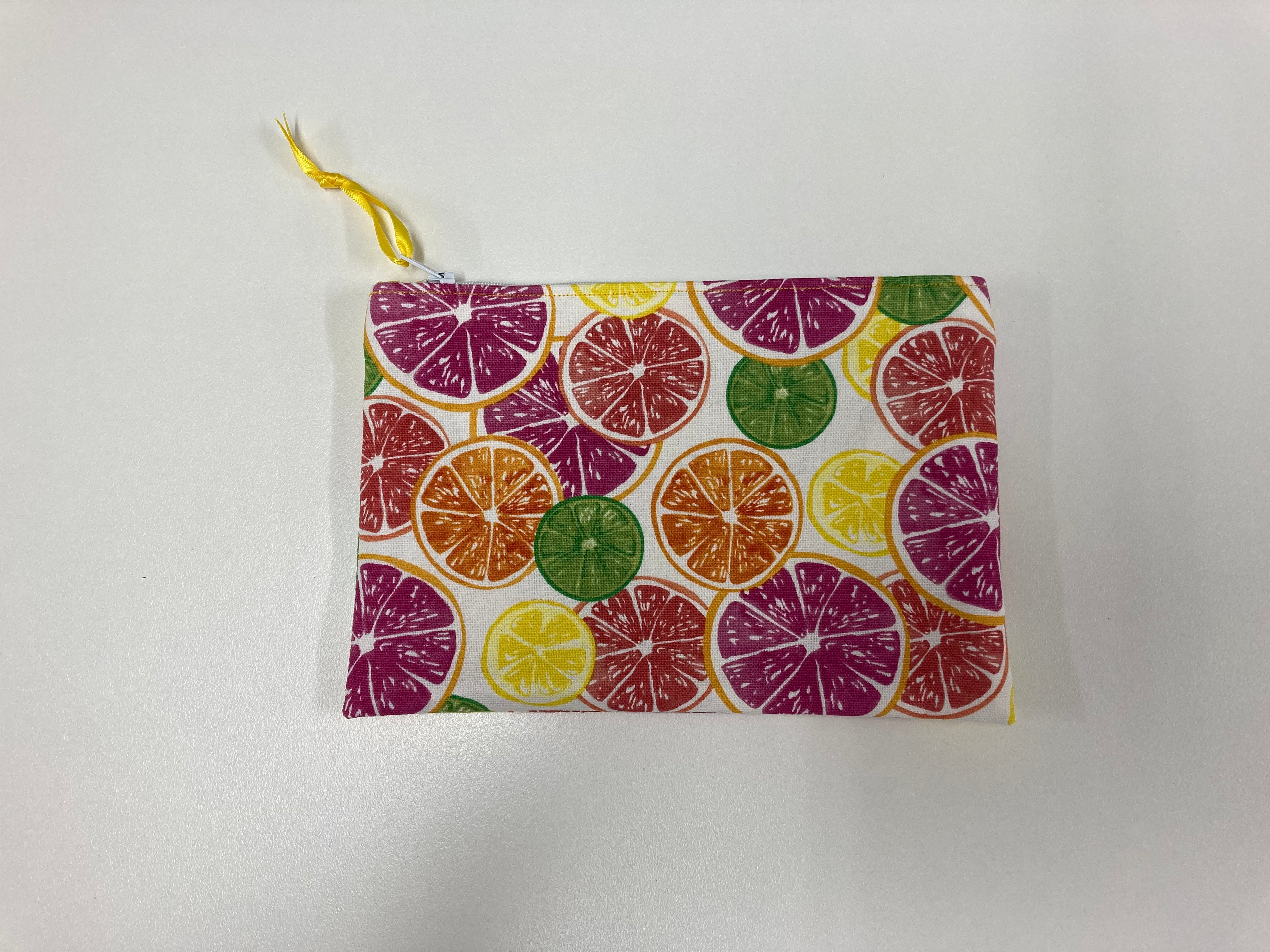 Zip Clutch - Citrus