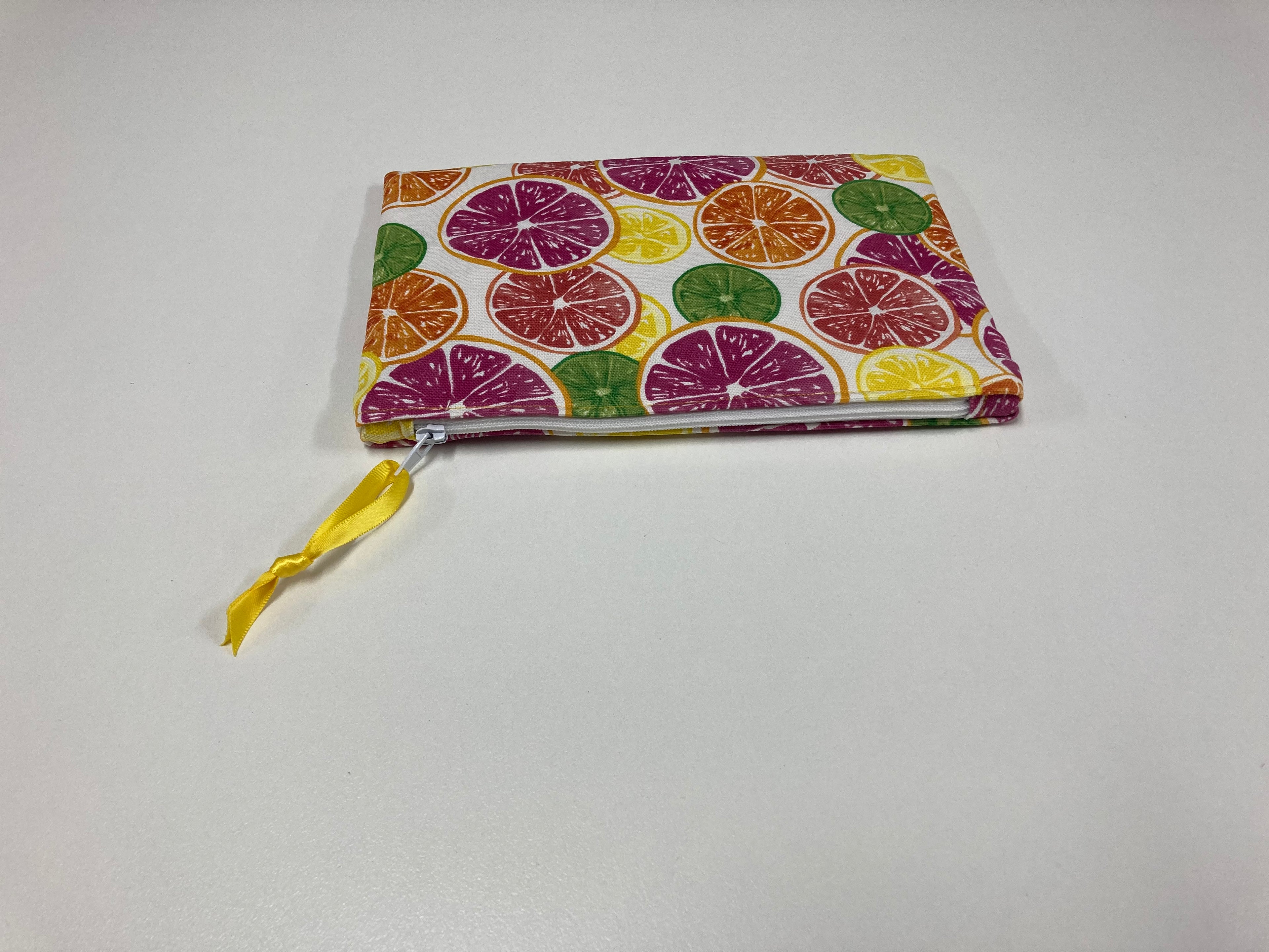 Zip Clutch - Citrus