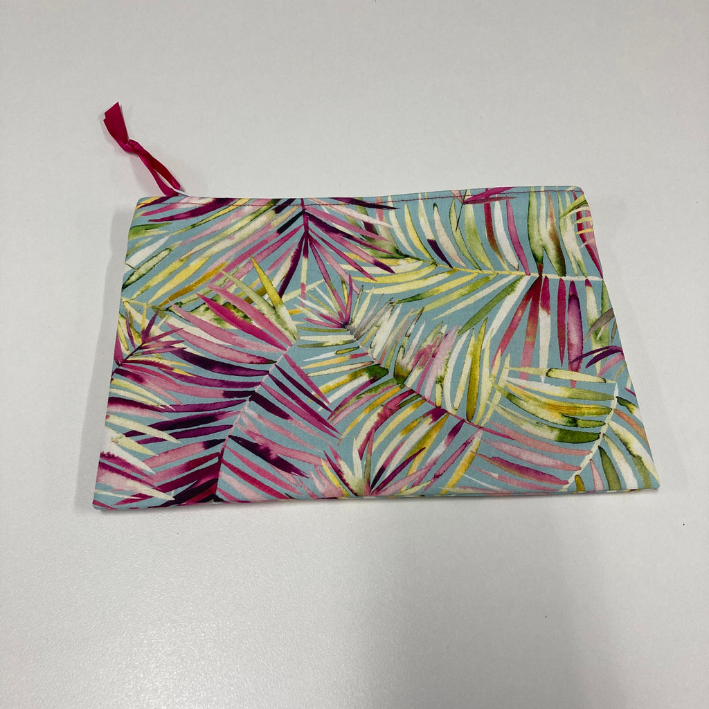 Zip Clutch - Rainbow Ferns