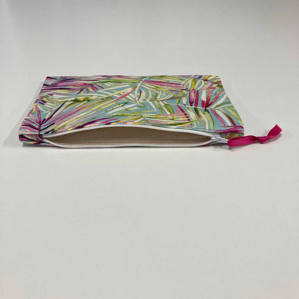Zip Clutch - Rainbow Ferns