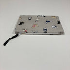 Zip Clutch - Dogs on Taupe