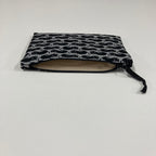 Zip Clutch - Black Cats on Dark Grey