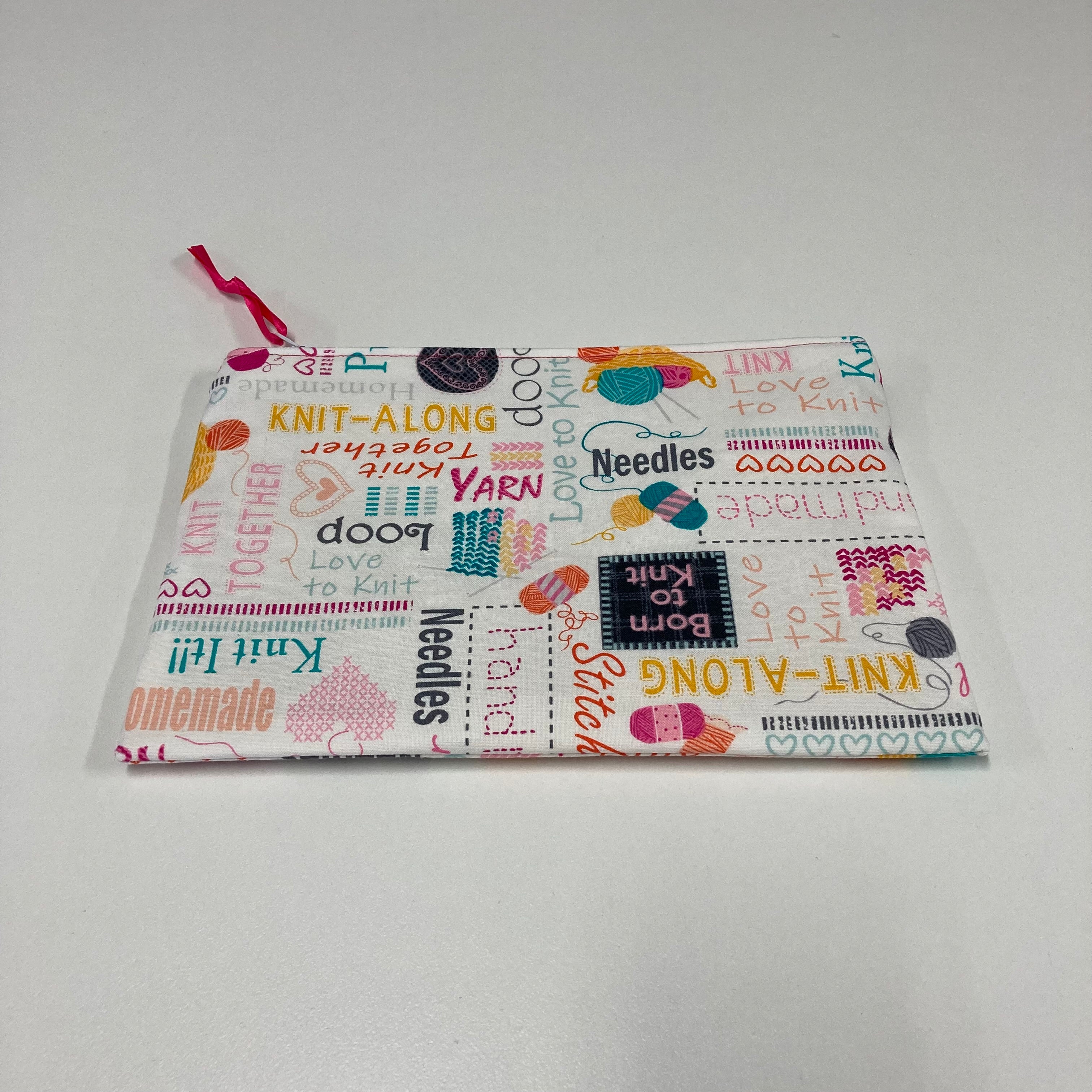 Zip Clutch - Words to Knit By