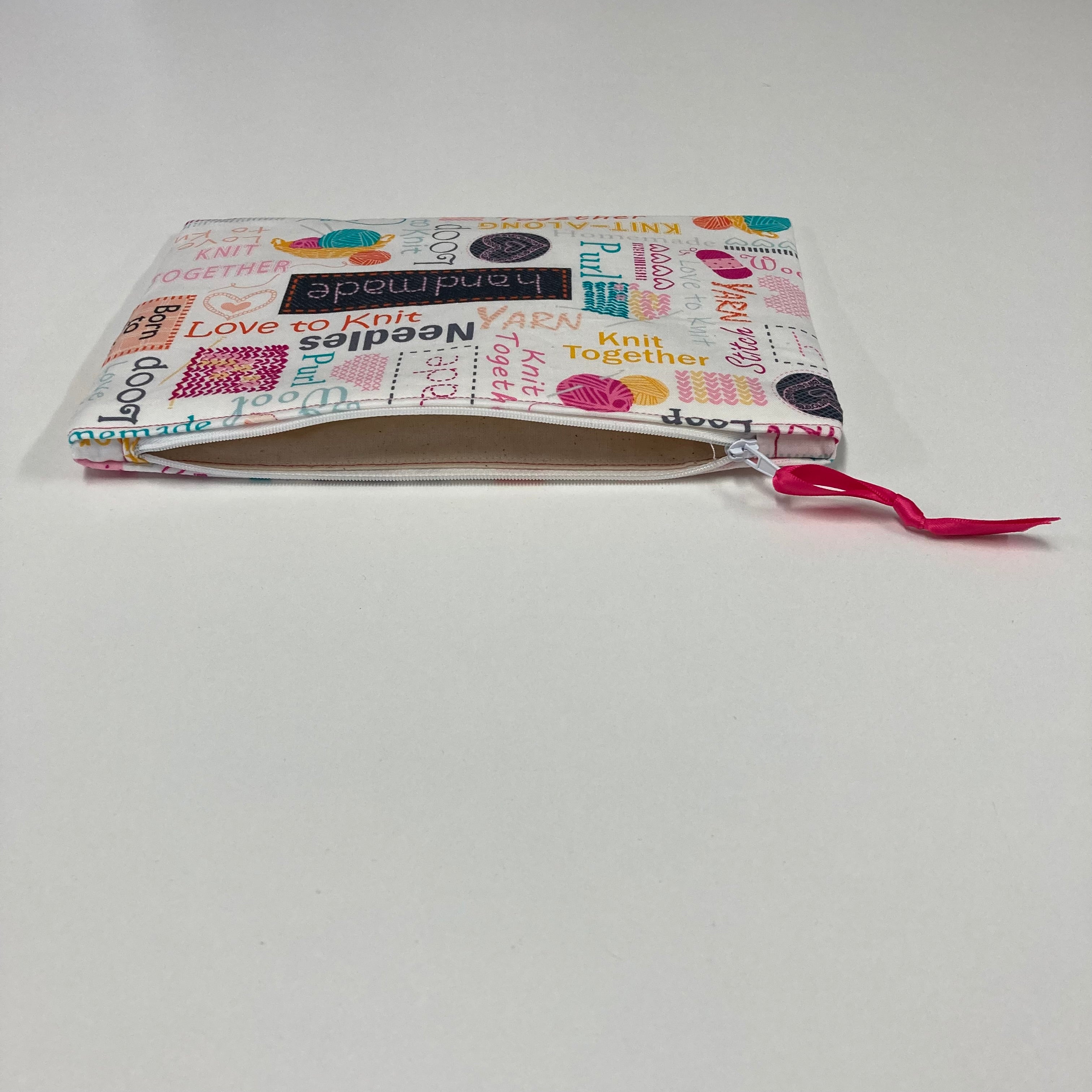 Zip Clutch - Words to Knit By