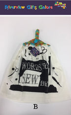 Crochet Top Hand Towel / Tea Towel (Double Thickness) - Words to Sew By