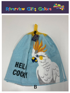 Crochet Top Hand Towel / Tea Towel (Double Thickness) - Hello Cocky