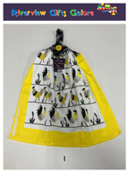 Crochet Top Hand Towel / Tea Towel (Double Thickness) - Roosters