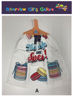 Crochet Top Hand Towel / Tea Towel (Double Thickness) - The Best Things in Life are Sweet