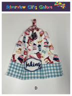 Crochet Top Hand Towel / Tea Towel (Double Thickness) - Baking