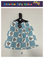 Crochet Top Hand Towel / Tea Towel (Double Thickness) - Chooks